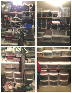 Walk-in Closet Before & After