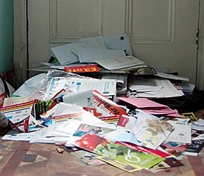 A giant pile of junk mail which could be avoided if you limit the incoming