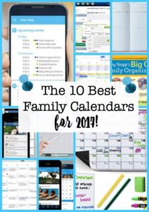 Family Calendars help you stay organized