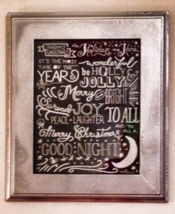 Holiday Decorating Font Art