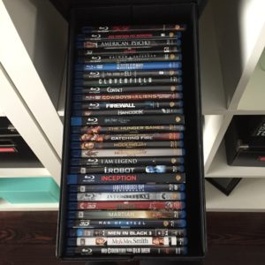POPn' Store Box with 2 dozen DVDs